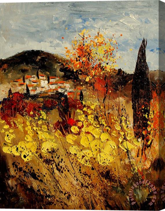 Pol Ledent Provence 459080 Stretched Canvas Painting / Canvas Art