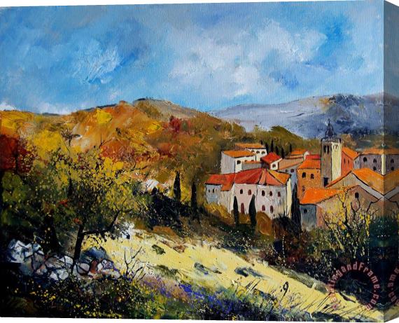 Pol Ledent Provence 679050 Stretched Canvas Print / Canvas Art