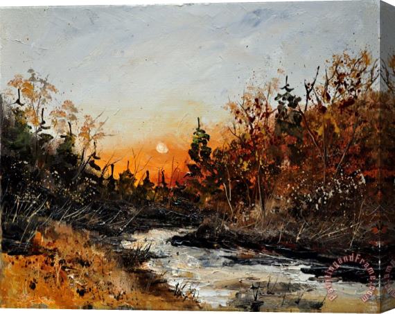Pol Ledent River Lesse 451111 Stretched Canvas Print / Canvas Art