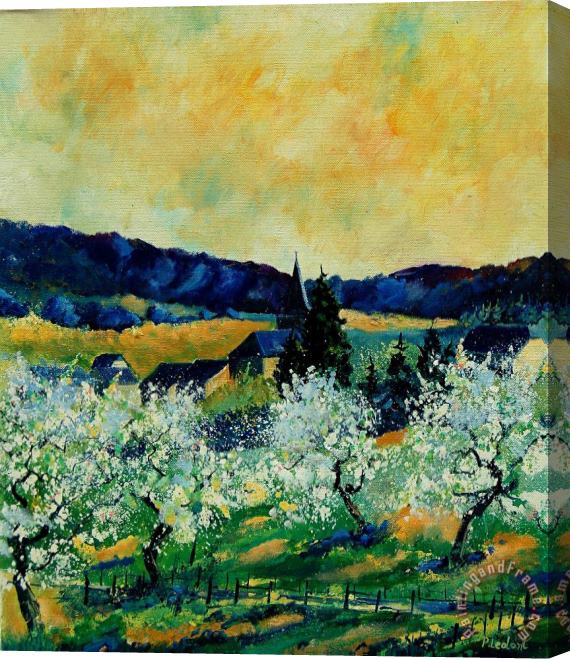 Pol Ledent Spring in Monceau Stretched Canvas Painting / Canvas Art