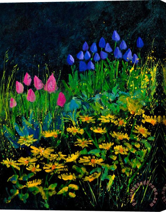 Pol Ledent Spring In The Garden Stretched Canvas Painting / Canvas Art