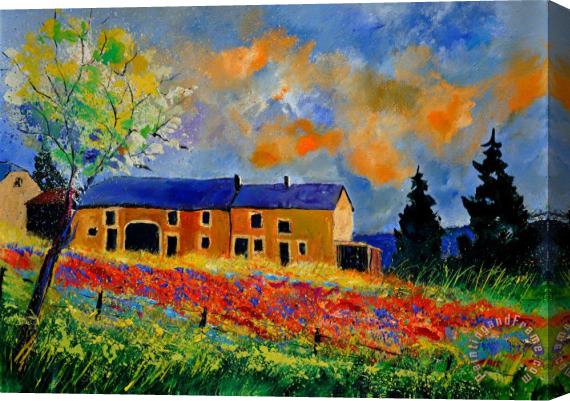 Pol Ledent Summer in Houroy 57 Stretched Canvas Painting / Canvas Art