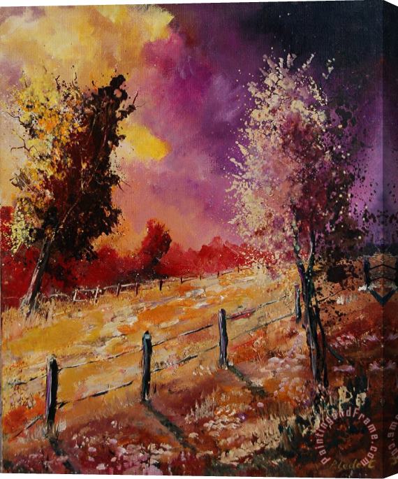Pol Ledent Two trees waiting for the storm Stretched Canvas Painting / Canvas Art