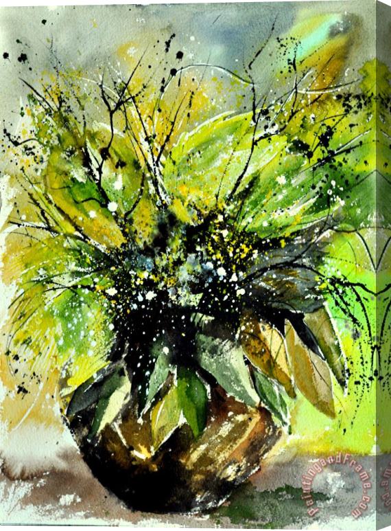 Pol Ledent Watercolor 016070 Stretched Canvas Painting / Canvas Art
