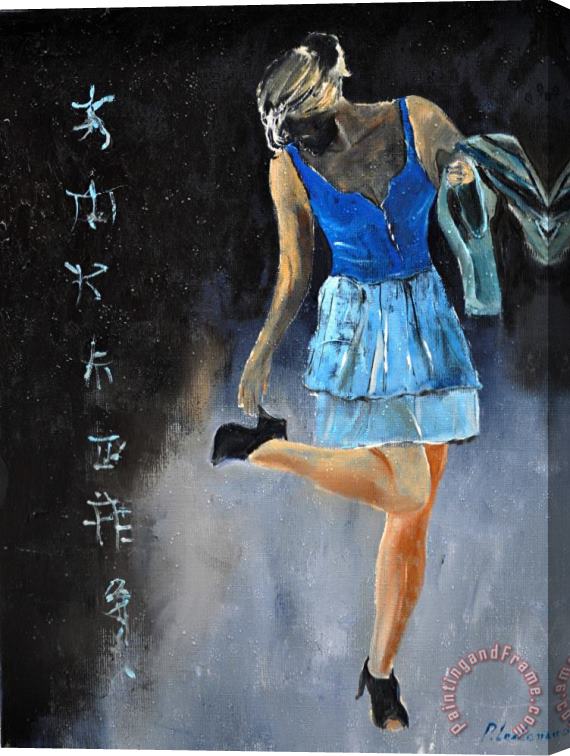 Pol Ledent Young girl 452110 Stretched Canvas Print / Canvas Art