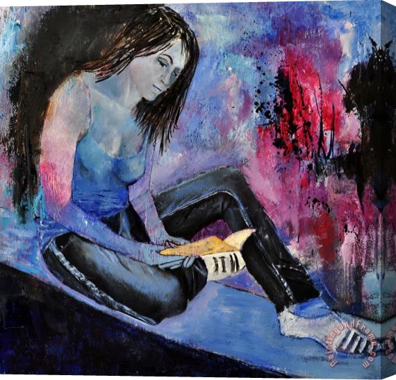 Pol Ledent Young girl 662160 Stretched Canvas Painting / Canvas Art