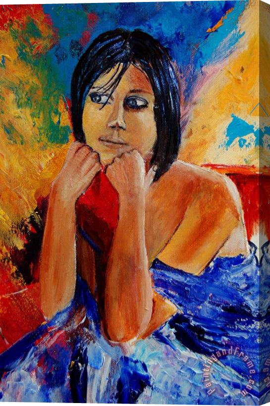 Pol Ledent Young girl eg9011 Stretched Canvas Painting / Canvas Art