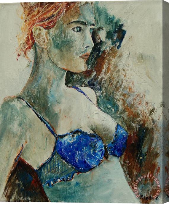 Pol Ledent Young lady 56 Stretched Canvas Print / Canvas Art