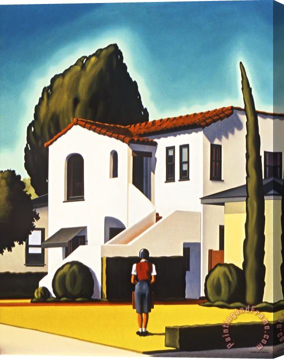 R. Kenton Nelson A Calculated Risk Stretched Canvas Painting / Canvas Art