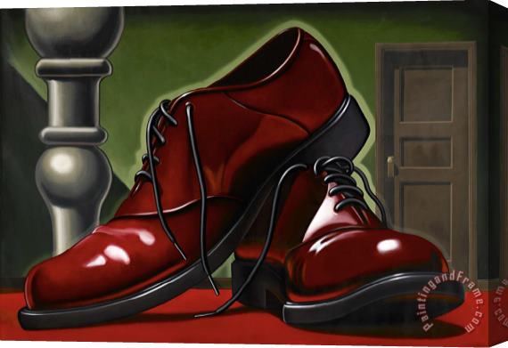 R. Kenton Nelson Big Shoes Stretched Canvas Painting / Canvas Art