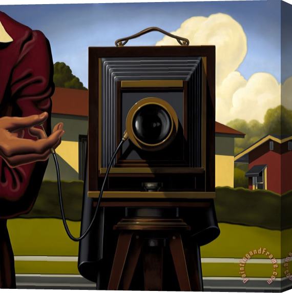 R. Kenton Nelson Camera Stretched Canvas Painting / Canvas Art