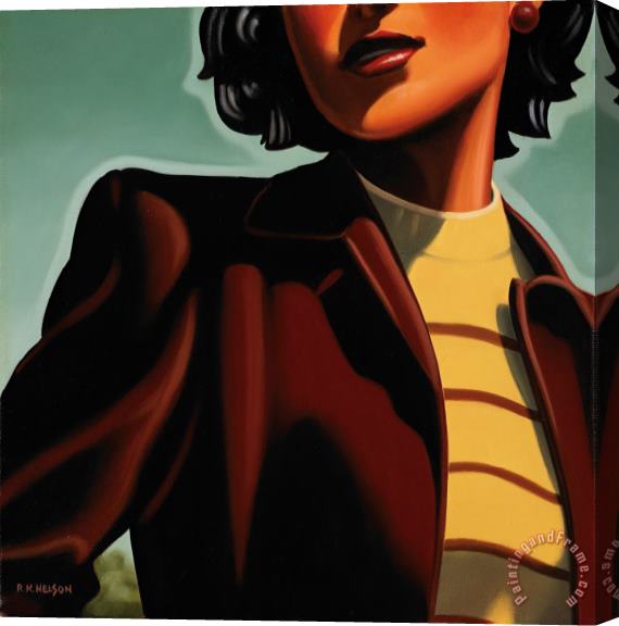 R. Kenton Nelson Clarissa's Hair Stretched Canvas Painting / Canvas Art