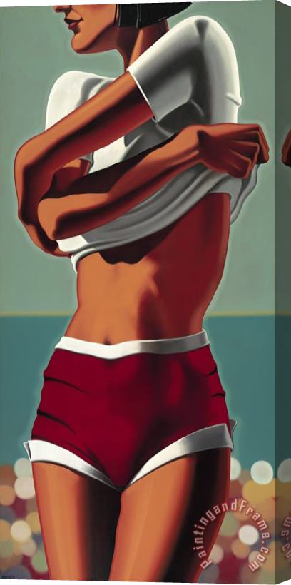 R. Kenton Nelson Dishabille Stretched Canvas Painting / Canvas Art