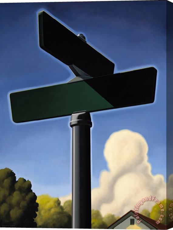 R. Kenton Nelson Getting Directions Stretched Canvas Painting / Canvas Art