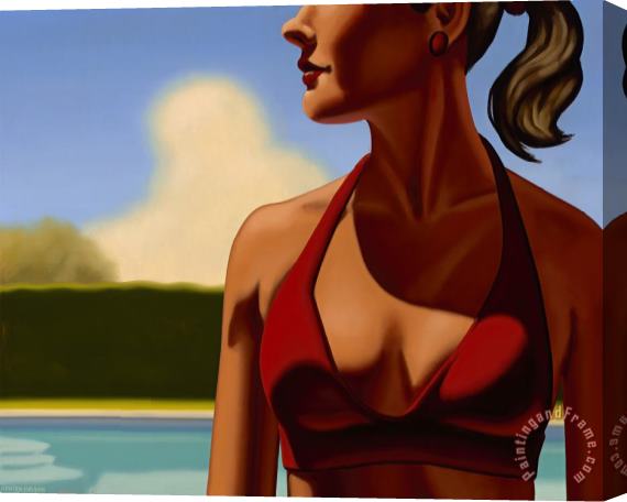 R. Kenton Nelson Getting in 2016 Stretched Canvas Print / Canvas Art