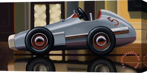 R. Kenton Nelson Micro Racer, 2020 Stretched Canvas Print / Canvas Art