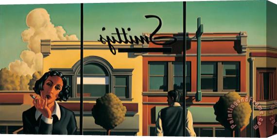 R. Kenton Nelson Minor Adjustments Stretched Canvas Painting / Canvas Art