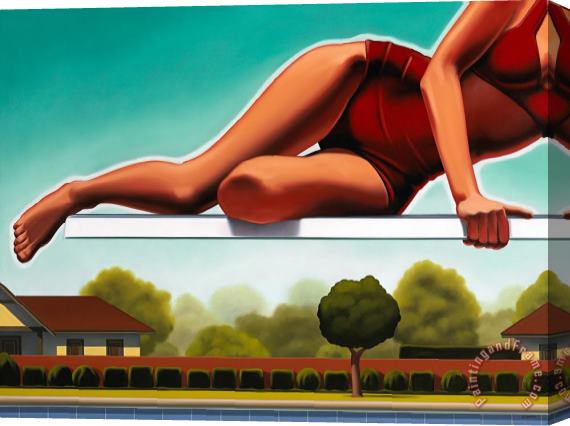 R. Kenton Nelson Suspender Stretched Canvas Painting / Canvas Art