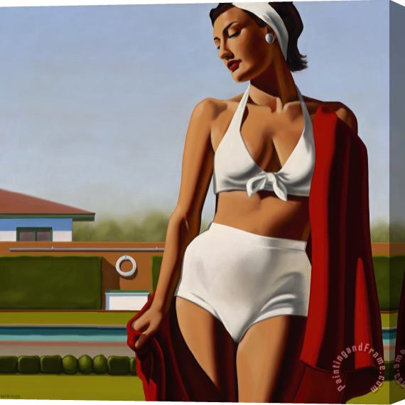 R. Kenton Nelson Waterless, 2016 Stretched Canvas Print / Canvas Art