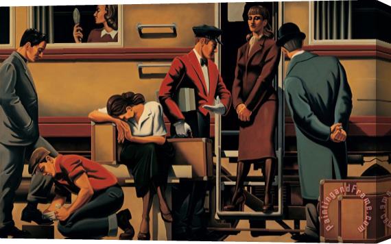 R. Kenton Nelson Week of Days Stretched Canvas Painting / Canvas Art