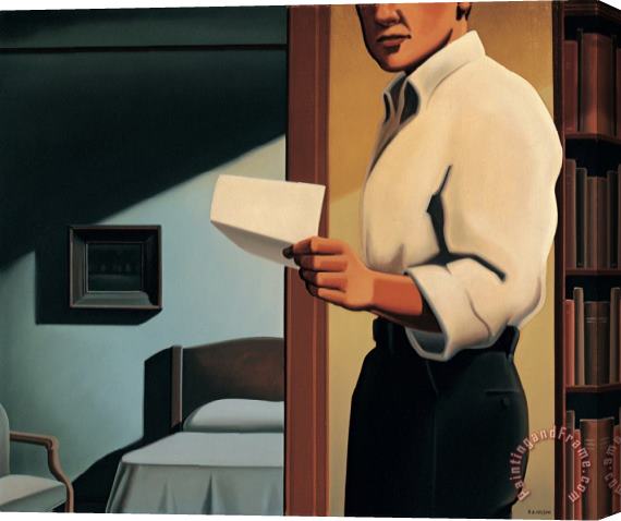 R. Kenton Nelson Words Stretched Canvas Painting / Canvas Art