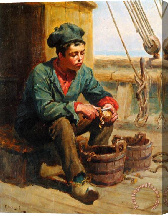 Ralph Hedley The Cabin Boy Stretched Canvas Print / Canvas Art