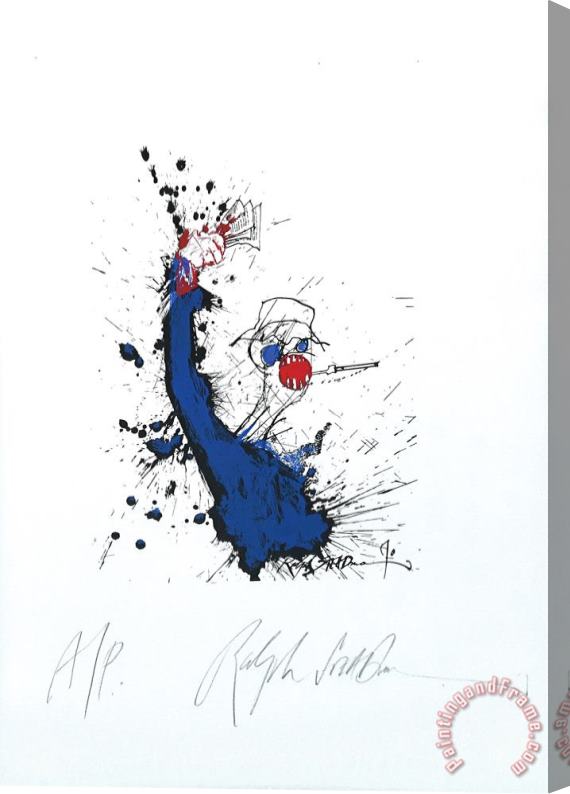 Ralph Steadman Lost Chapter., 2005 Stretched Canvas Print / Canvas Art