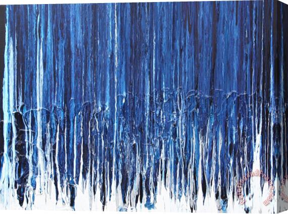 Ralph White Indigo Soul Stretched Canvas Painting / Canvas Art