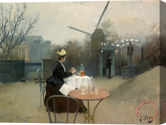 Ramon Casas i Carbo Plein Air Stretched Canvas Painting / Canvas Art