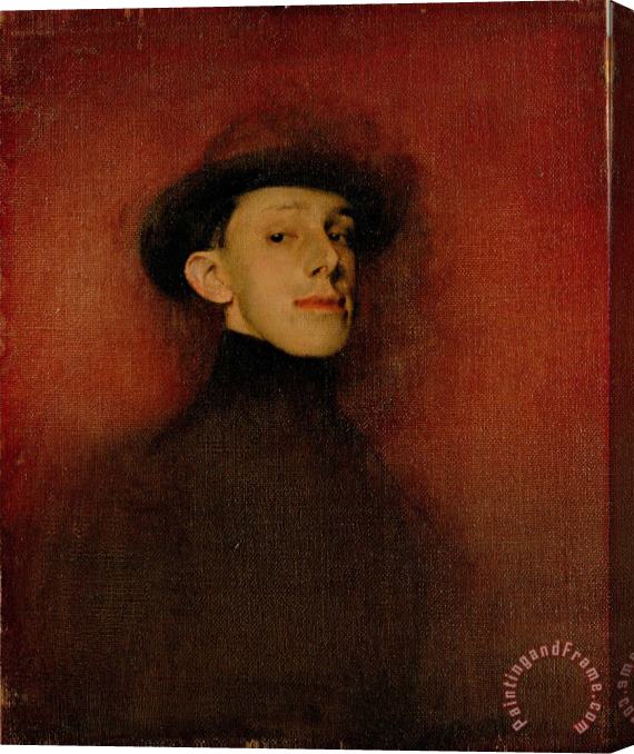 Ramon Casas i Carbo Study From Life for The Portrait of King Alfons XIII Stretched Canvas Painting / Canvas Art