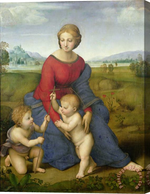 Raphael Madonna in the Meadow Stretched Canvas Painting / Canvas Art