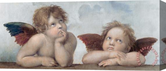 Raphael Putti Detail From The Sistine Madonna Stretched Canvas Print / Canvas Art
