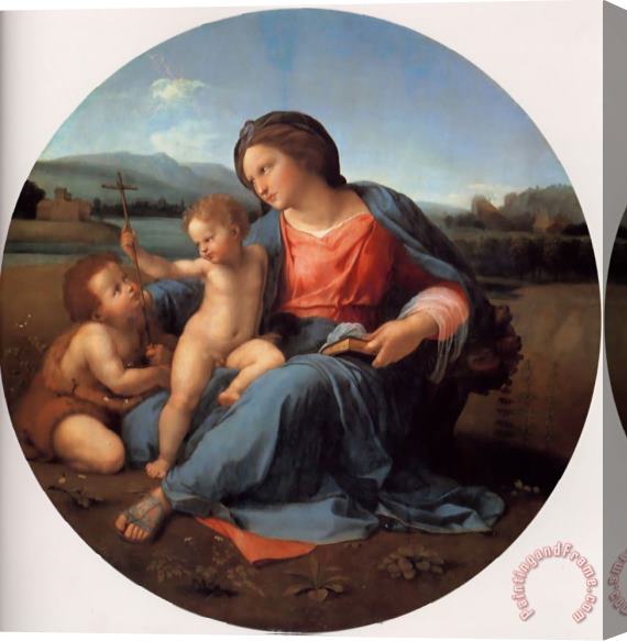 Raphael The Alba Madonna Stretched Canvas Painting / Canvas Art