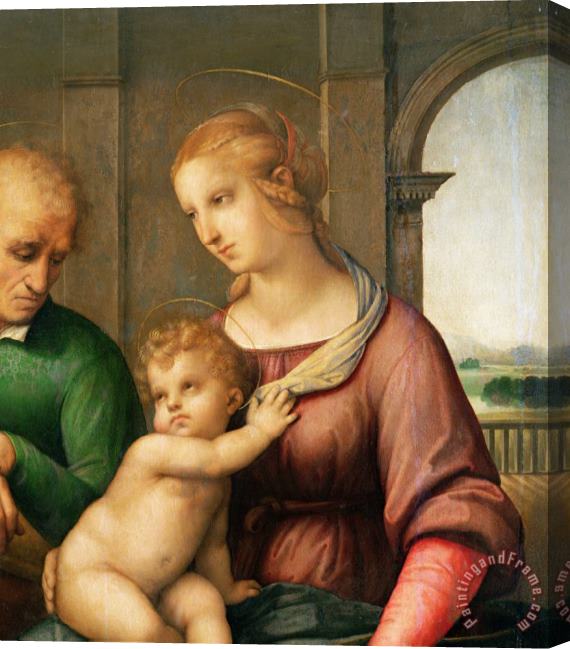 Raphael The Holy Family Stretched Canvas Painting / Canvas Art