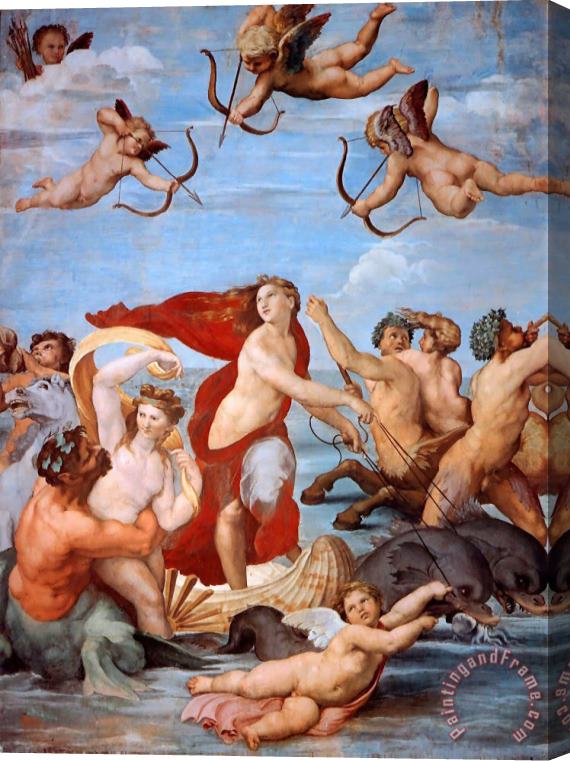 Raphael The Triumph of Galatea Stretched Canvas Painting / Canvas Art