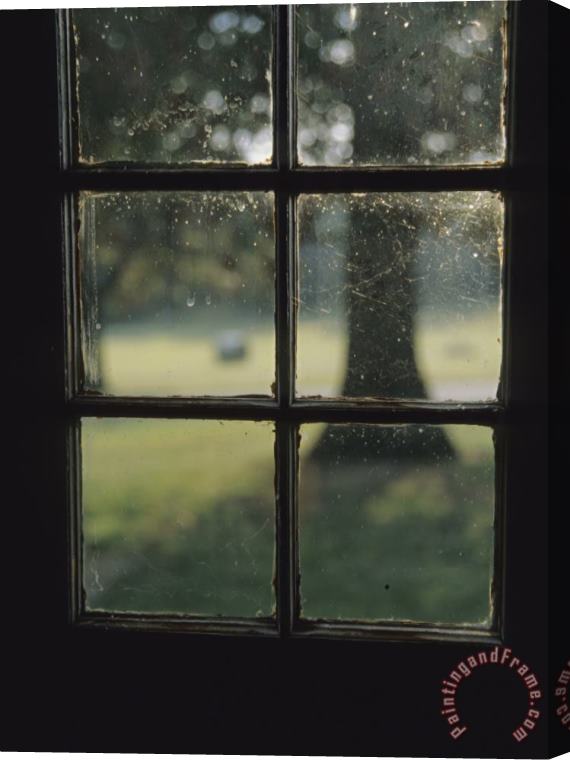 Raymond Gehman A Museum Window at Fort Frederick Stretched Canvas Print / Canvas Art