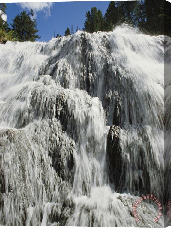 Raymond Gehman Bechler River Falls Yellowstone National Park Wyoming Stretched Canvas Painting / Canvas Art