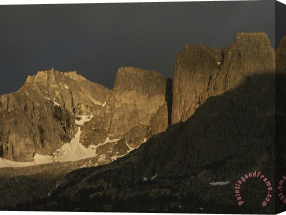 Raymond Gehman Cirque of The Towers Wind River Range Popo Agie Wilderness Stretched Canvas Painting / Canvas Art