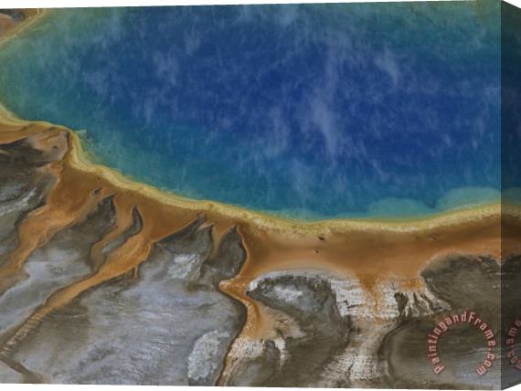 Raymond Gehman Grand Prismatic Spring Aerial View Yellowstone National Park Stretched Canvas Painting / Canvas Art