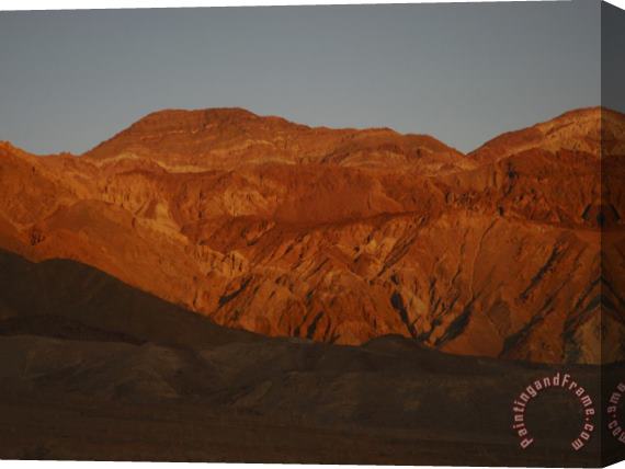 Raymond Gehman Mountains in Death Valley California Stretched Canvas Print / Canvas Art