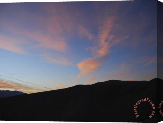 Raymond Gehman Sunrise Over Mountains in Death Valley National Park Stretched Canvas Print / Canvas Art