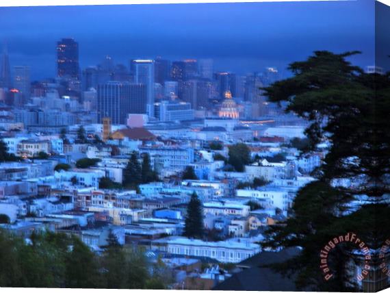 Raymond Gehman View of San Francisco From Buena Vista Park Stretched Canvas Print / Canvas Art