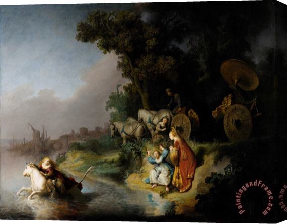 Rembrandt Harmensz van Rijn The Abduction of Europa Stretched Canvas Painting / Canvas Art