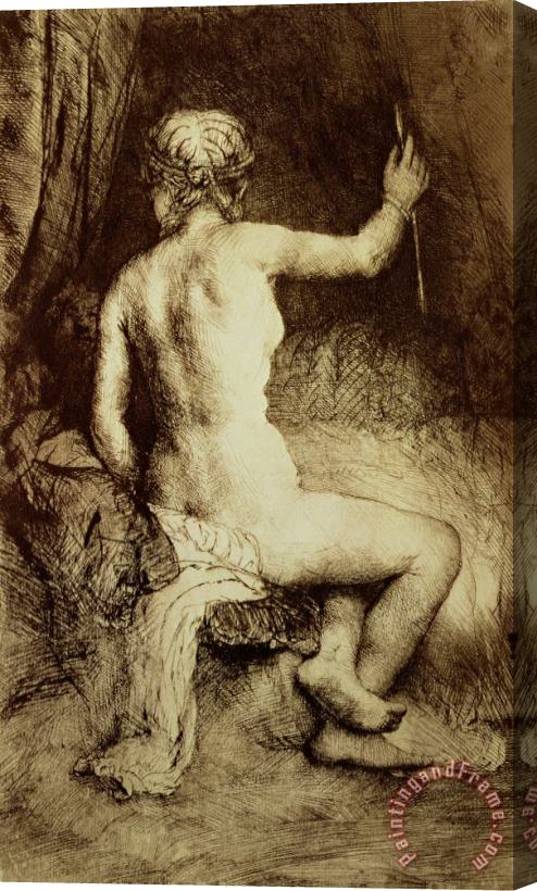 Rembrandt Harmensz van Rijn The Woman with the Arrow Stretched Canvas Print / Canvas Art