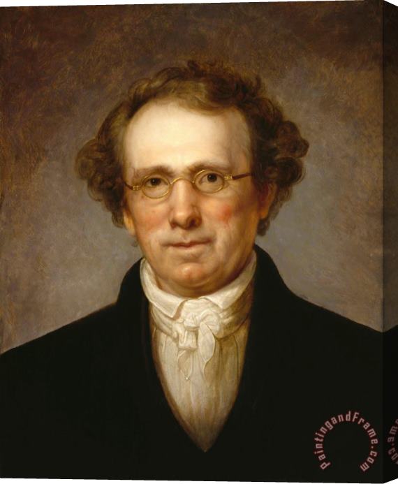Rembrandt Peale Portrait of Henry Robinson Stretched Canvas Painting / Canvas Art