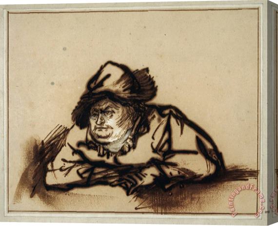 Rembrandt Portrait of Willem Bartholsz. Ruyter Stretched Canvas Painting / Canvas Art