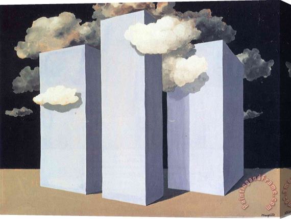 rene magritte A Storm 1932 Stretched Canvas Painting / Canvas Art