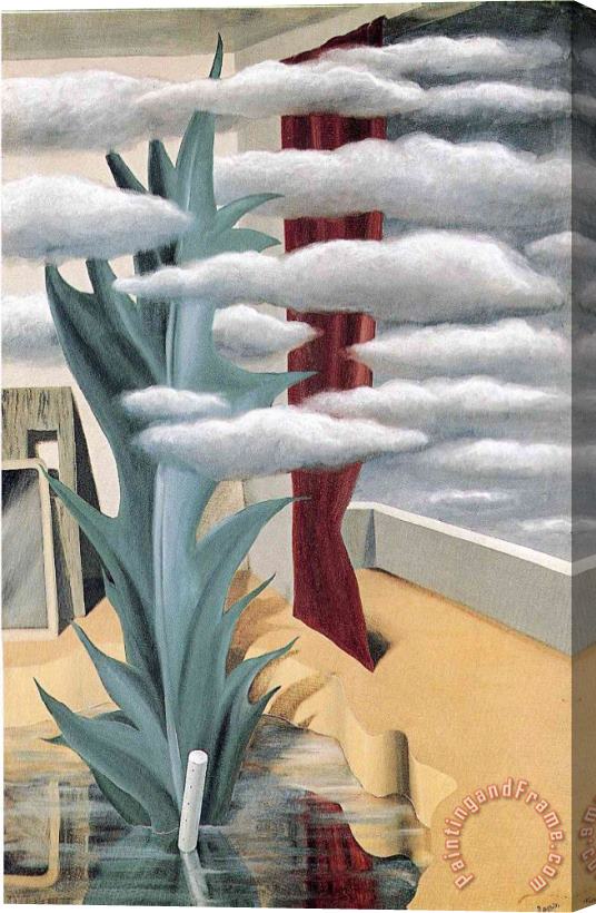 rene magritte After The Water The Clouds 1926 Stretched Canvas Print / Canvas Art