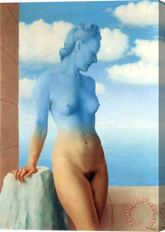 rene magritte Black Magic 1945 Stretched Canvas Painting / Canvas Art