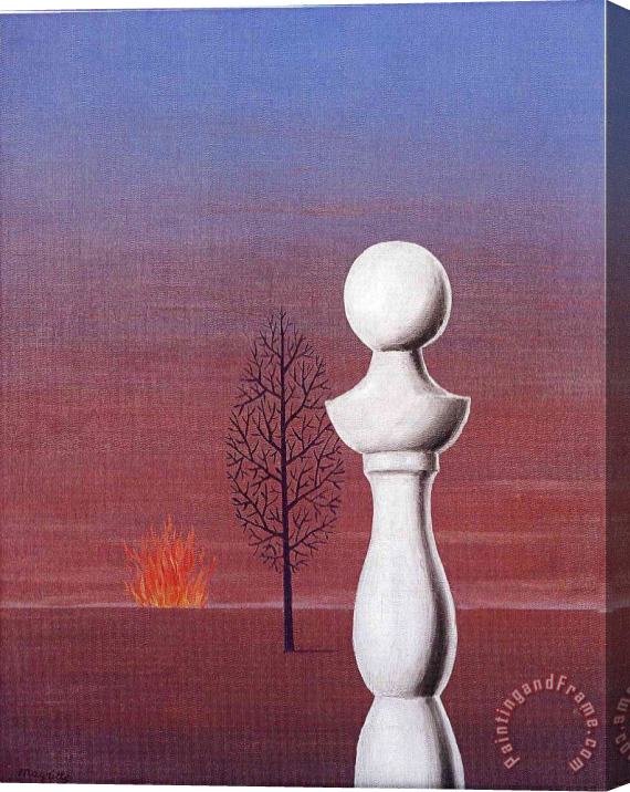 rene magritte Fashionable People 1950 Stretched Canvas Print / Canvas Art